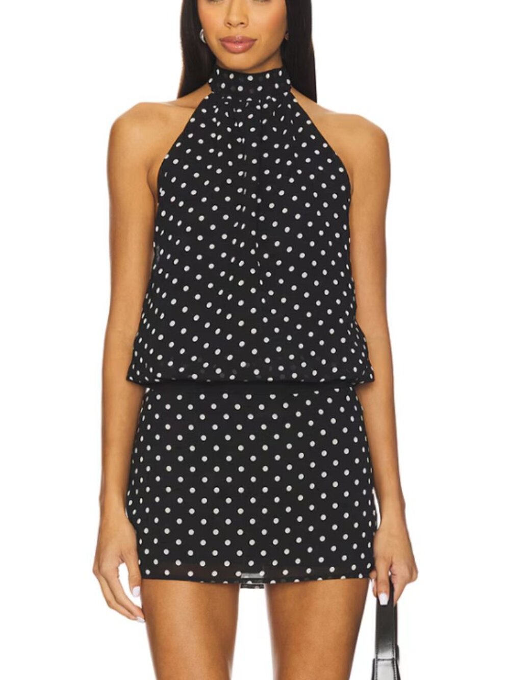 More to Come Olga Halter Dress XS